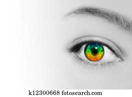 Rainbow Eye Vision Perspective