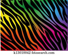 Rainbow zebra background Rainbow zebra background