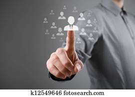 recursos humanos, e, CRM