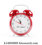 red timer clock red timer clock