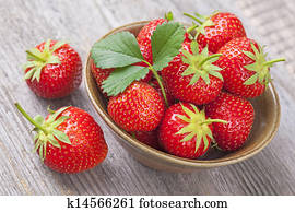 Red strawberries Red strawberries