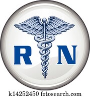 Registered Nurse Button Registered Nurse Button