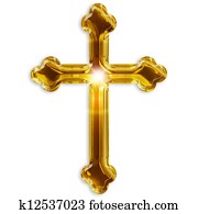 religious symbol of crucifix isolated on white background religious symbol of crucifix isolated on white background