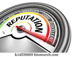 reputação, conceitual, medidor