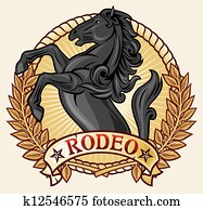 rodeo label (rodeo design) rodeo label (rodeo design)