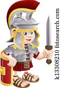 Roman Soldier with Sword Roman Soldier with Sword