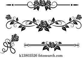 rosenblüte, blumen, mit, altmodisch, elemente rosenblüte, blumen, mit, altmodisch, elemente