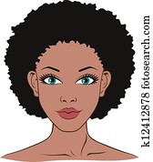 rosto mulher, para, spa, saúde, beleza