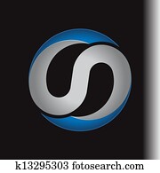 S Letter to be used as icon, logo or emblem S Letter to be used as icon, logo or emblem