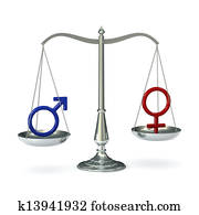Scales gender symbols Scales gender symbols