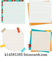 School and education background with sticky papers. School and education background with sticky papers.
