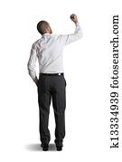 schreibende, geschäftsmann