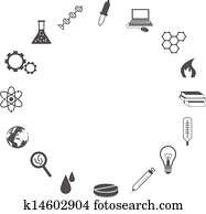 science icons science icons
