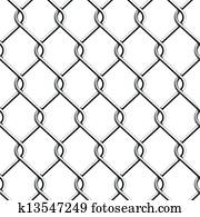 Seamless Chain Fence. Seamless Chain Fence.
