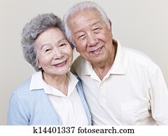senior, asian para