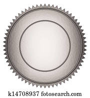 Silver Star Stock Illustration | k0750405 | Fotosearch