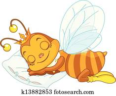 Sleeping bee