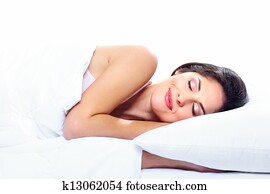 Sleeping woman. Sleeping woman.