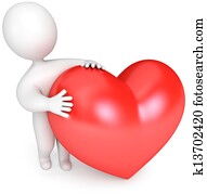 Small people with a heart