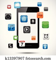 Smartphone with Floating Apps Smartphone with Floating Apps