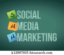 soziales, medien, marketing, und, posten