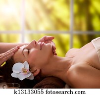 spa, massagem facial