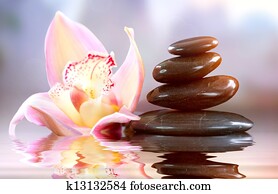 Spa Zen Stones. Harmony Concept 