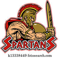 spartan with shield and sword spartan with shield and sword