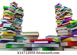Stacks of books Stacks of books