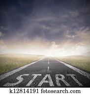 Start straight for business