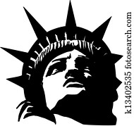 Statue of Liberty in Vector Statue of Liberty in Vector