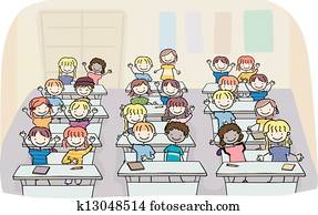 Stick Kids in Classroom Stick Kids in Classroom
