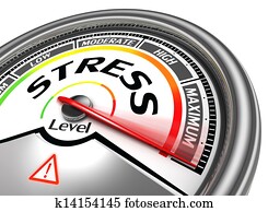 stress level conceptual meter indicating maximum stress level conceptual meter indicating maximum