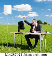 Successful businessman