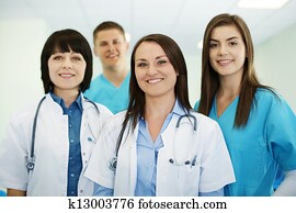 Successful medical team