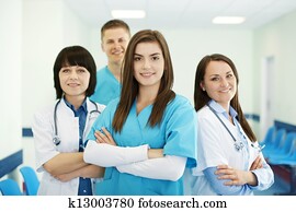 Successful medical team