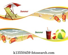 Summer beach banners Summer beach banners
