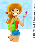 Sunscreen Clip Art Vectors | Our Top 1000+ Sunscreen EPS Images