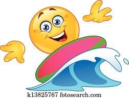 Surfing emoticon Surfing emoticon