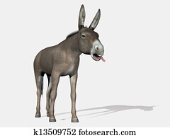 szamár, nevető, -ban, ön, -, 3, render