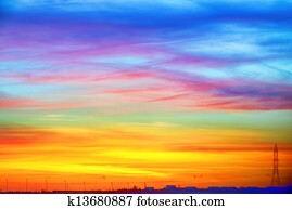 Tasiilaq in mist and northern light