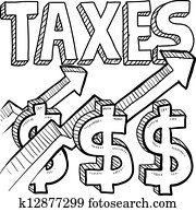 Taxes increasing sketch Taxes increasing sketch