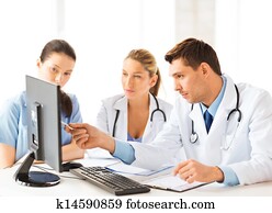 team, oder, gesellschaft, von, doktoren, arbeitende