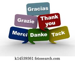 Thank you in different Languages