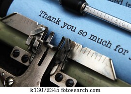 Thank you letter Thank you letter