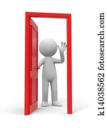 The door The door