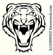 tiger face tiger face