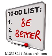 To-Do List Be Better Words Dry Erase Board To-Do List Be Better Words Dry Erase Board