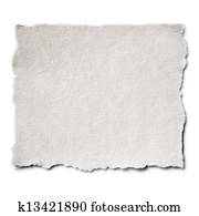 Torn Paper Isolated Torn Paper Isolated