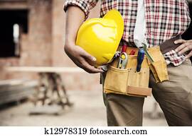 trabalhador construção